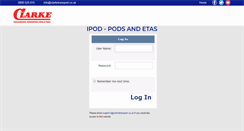 Desktop Screenshot of ipod.clarketransport.net